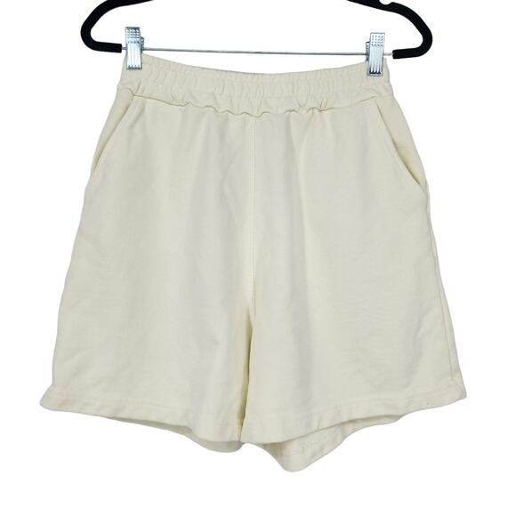 Revolve SIXTHREESEVEN Cotton High Rise The Sweat Short In Butter Size XXS - Picture 1 of 4